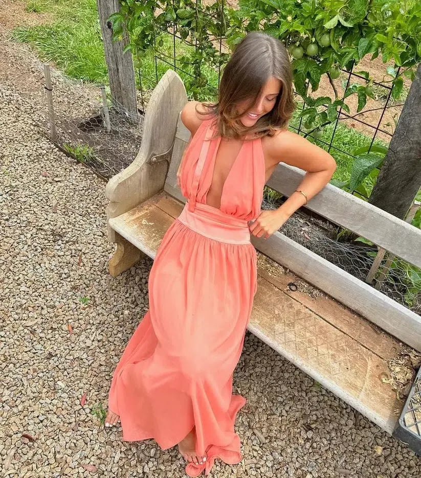 Arcina Ori Serena Dress Coral Size M / AU 10 photo 9