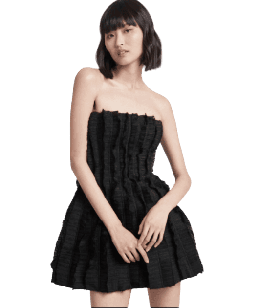 Aje Hybrid Sleeveless Mini Dress Black photo 2
