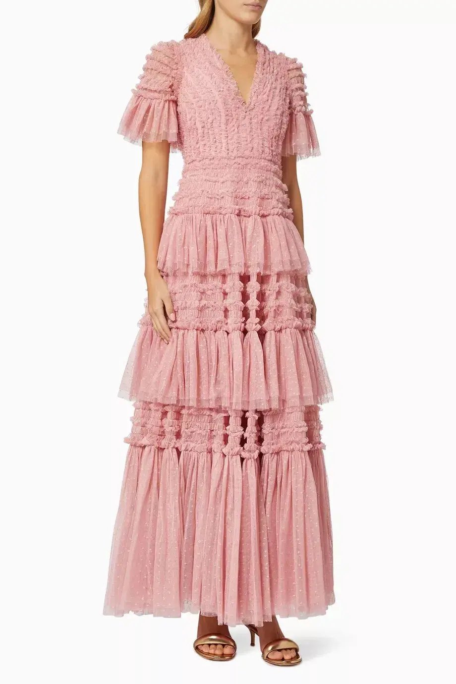 Needle and Thread | Clarabelle Gown | Pink | Size 10 photo 2