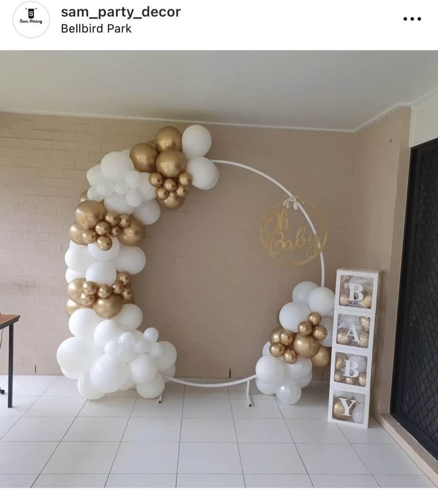 2m backdrop and baby boxes for hire at $50 photo 2