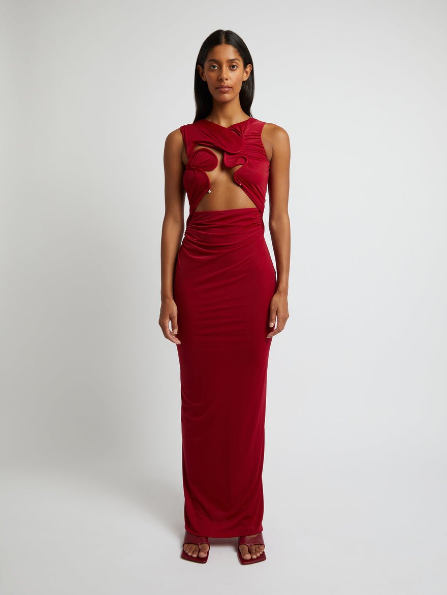 Christopher Esber Venus Tank Dress Cherry photo 4