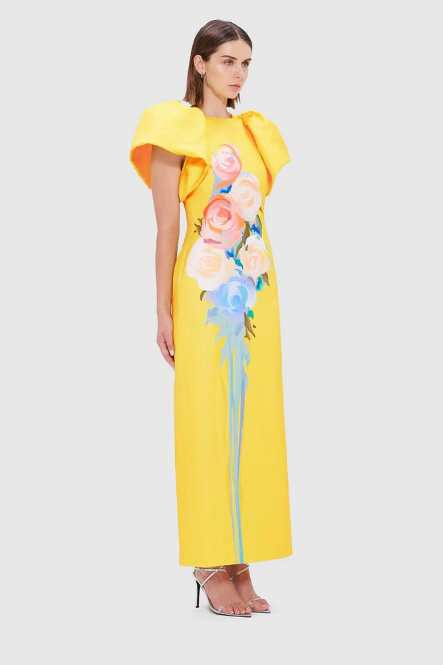 Leo Lin Lucinda Maxi Dress - Bouquet Print photo 3