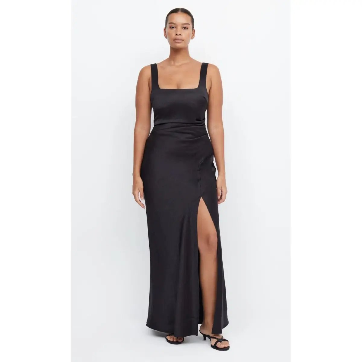 Bec & Bridge The Dreamer Square Neck Dress Black Size 18 photo 4