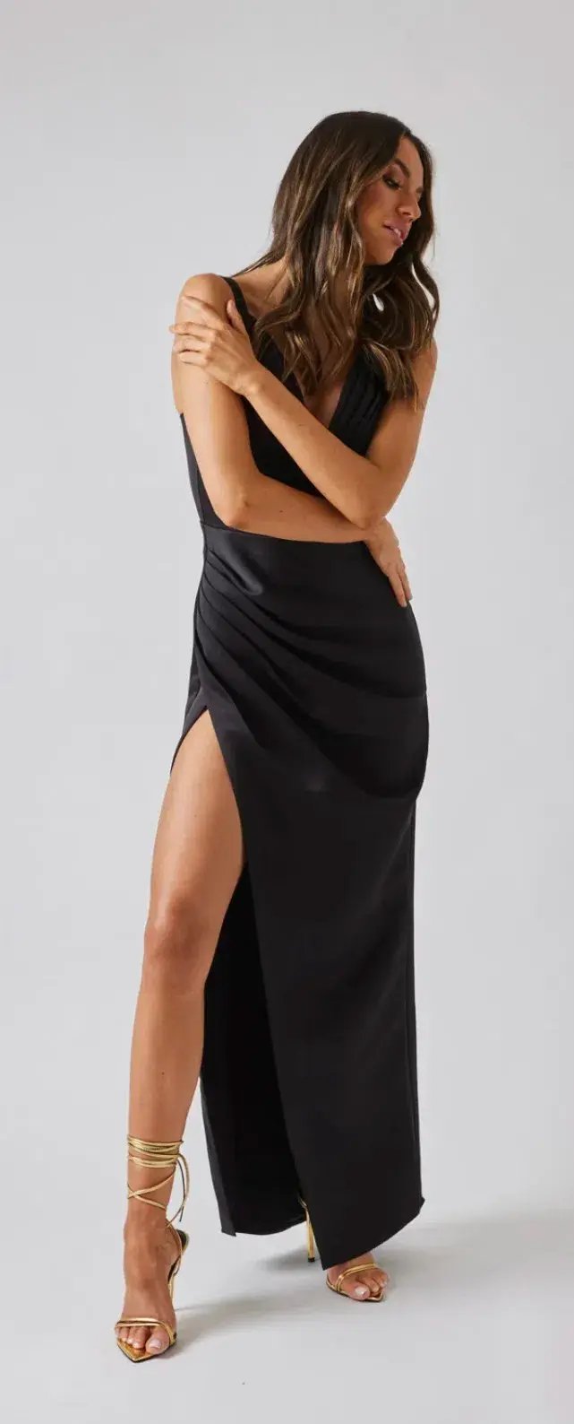 Bianca & Bridgett Peony Dress Black Size 12 photo 2