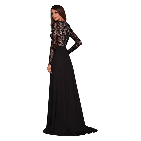 Elle Zeitoune Alexandria Lace Dress Black Size 6 photo 3