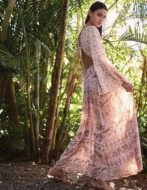 Tigerlily Aziza Maxi Dress Print Size 10 photo 6