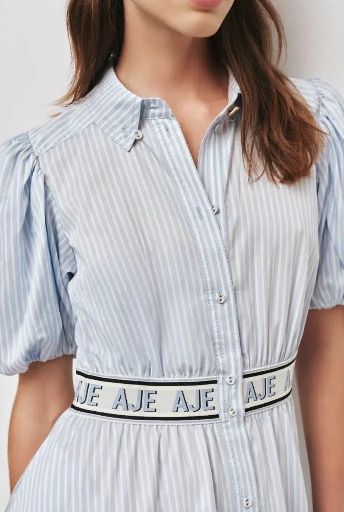 AJE Harling Logo Midi Dress 6 photo 4