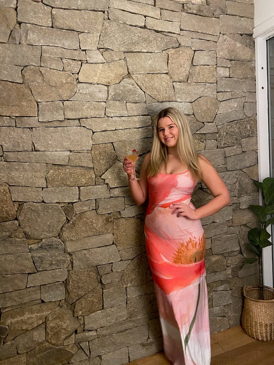 WITH HARPER LU Pink Safari Dress photo 4