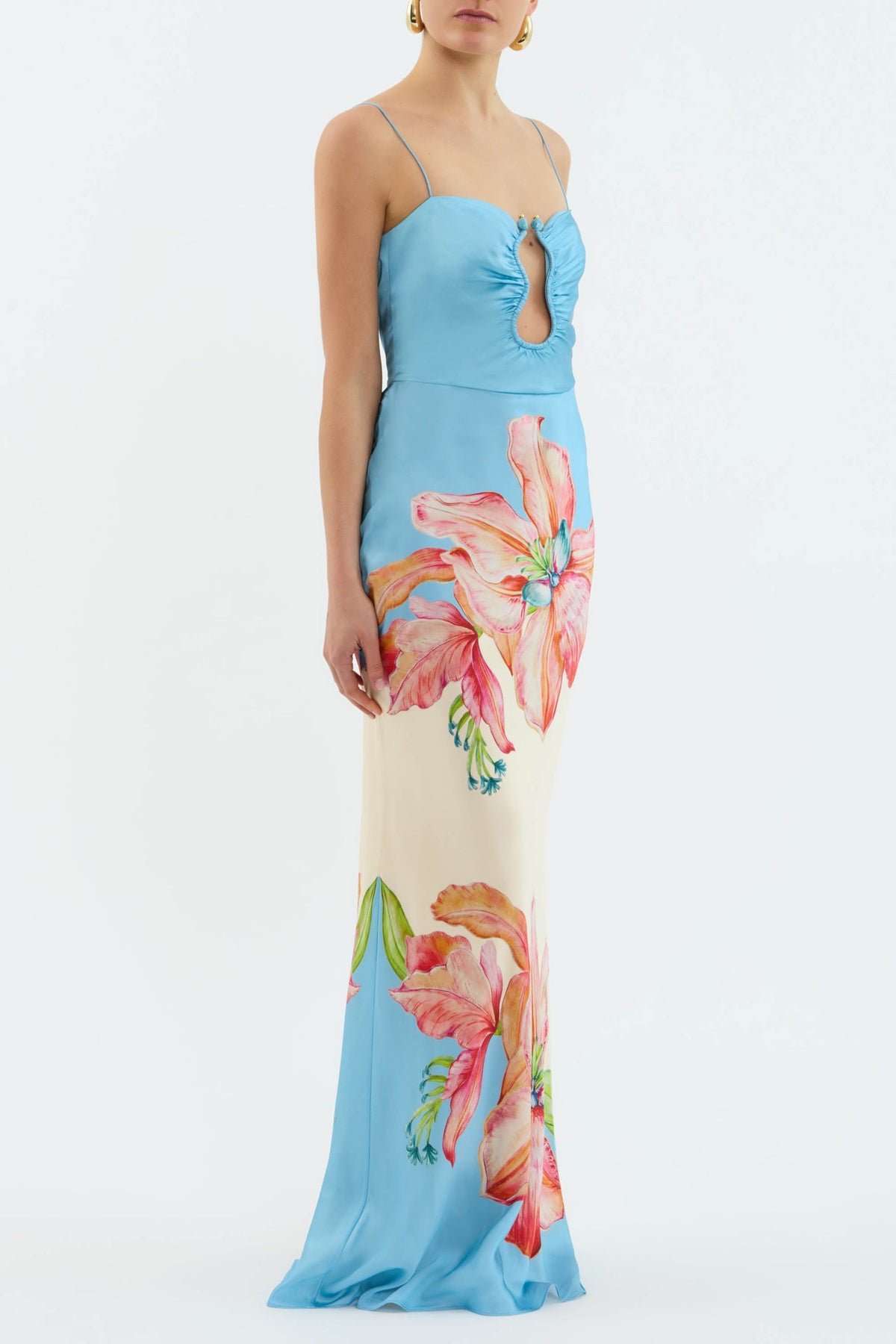 Orchid Oasis Strap Gown photo 4