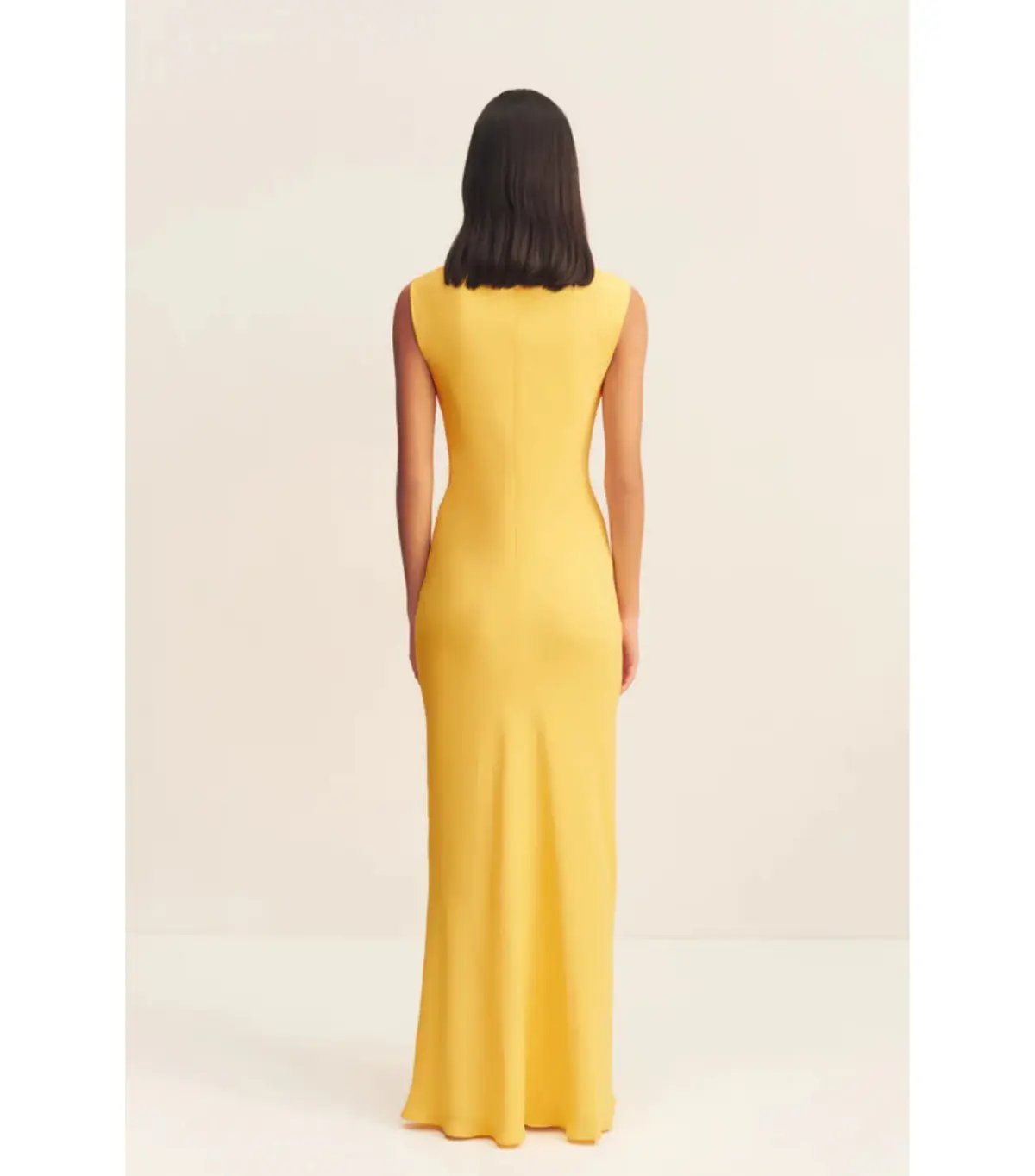 Shona Joy Pierce Sleeveless Maxi Dress in Sunflower Size AU 8 photo 5