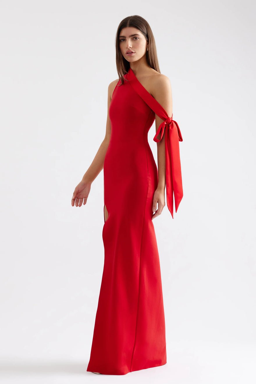 Lexi Sidney Dress - Deep Red photo 3