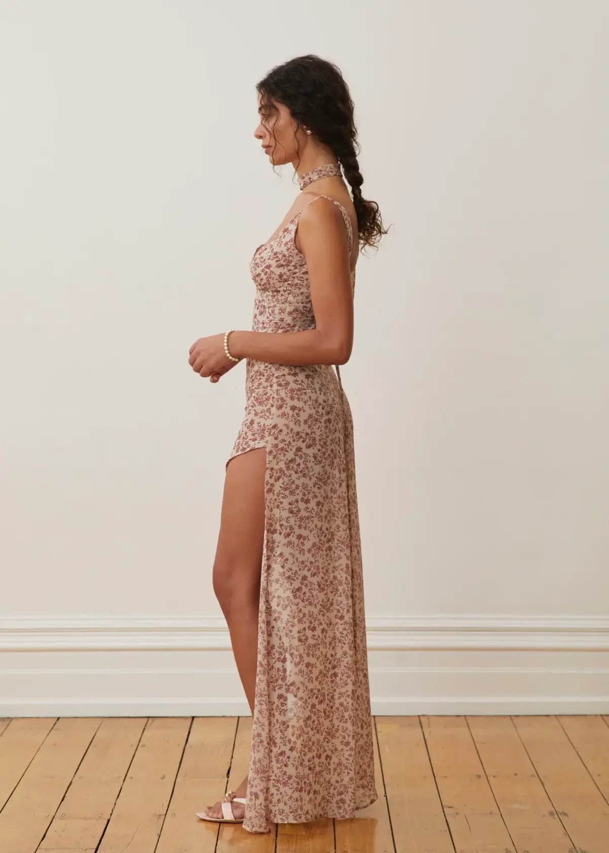 Arcina Ori Amelie Dress in Mauve/Floral  Size M/Au 10 photo 2