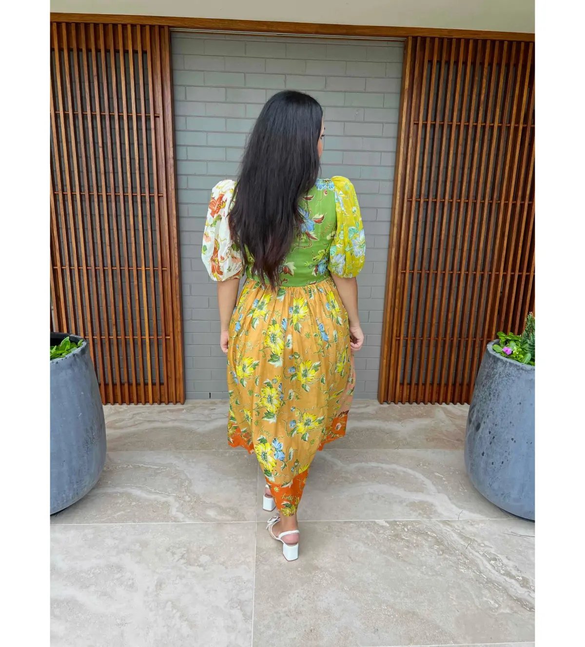 Alemais Hotel Lamu Spliced Shirtdress Multi Size 16 photo 2