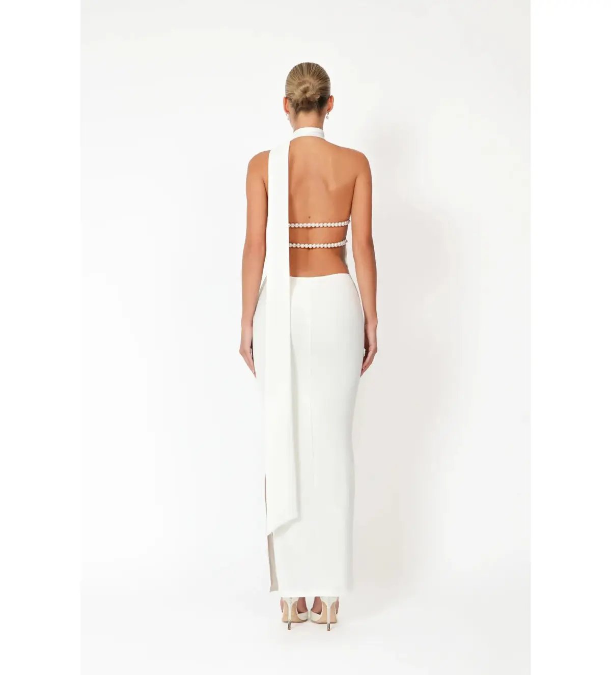 Khanums Kara Maxi Dress Ivory Size S/AU 8 photo 4