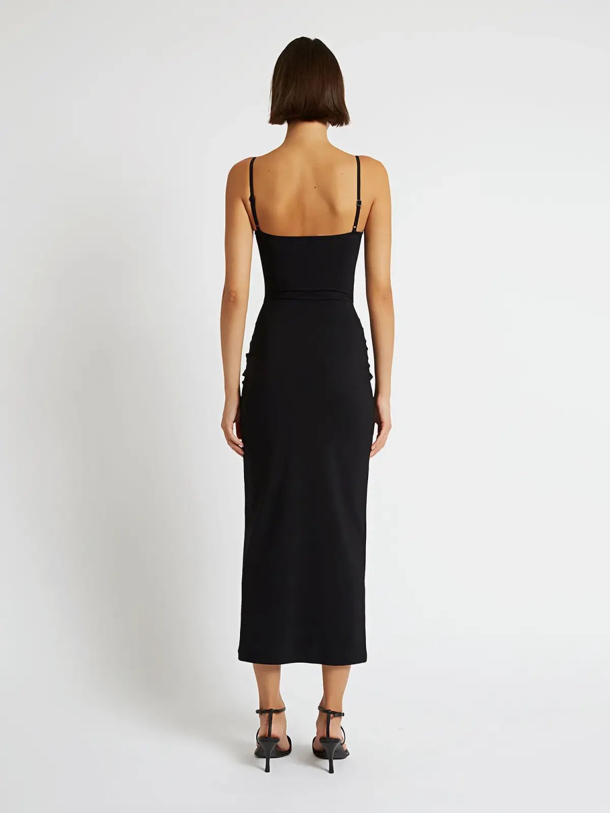 Christopher Esber Pierced Orbit Column Dress Black Size 10 photo 3