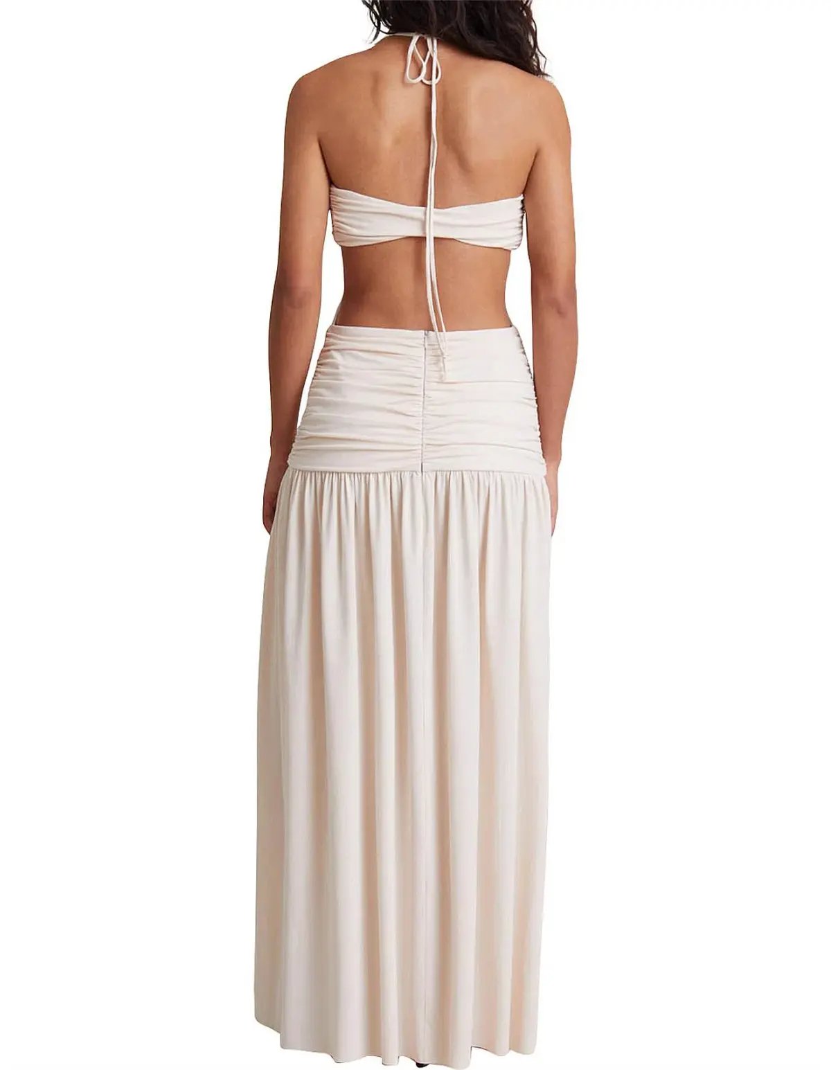 Bec & Bridge Adaline Cut Out Maxi Dress Cream Size AU 8 photo 2