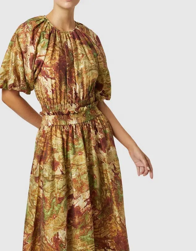 Ministry Of Style Re-Rooted Maxi Dress Brown Size AU 14 photo 4