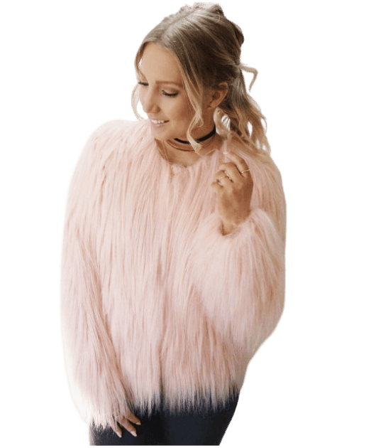 Unreal Fur Dream Jacket - Light Pink photo 2
