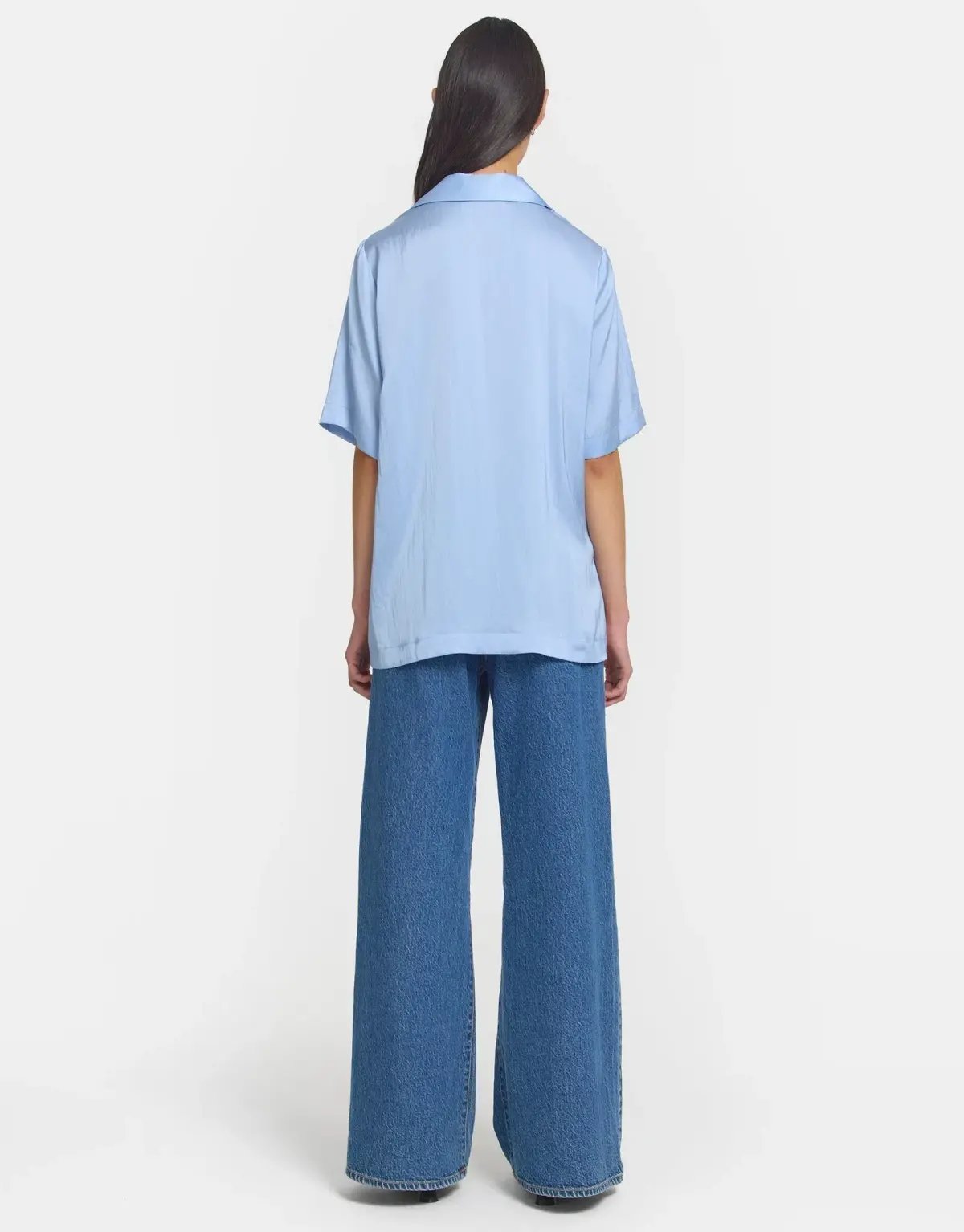 Viktoria And Woods Applause Shirt And Pilot Pant Set Hydrogen/Light Blue Size 4 / AU 14 photo 3