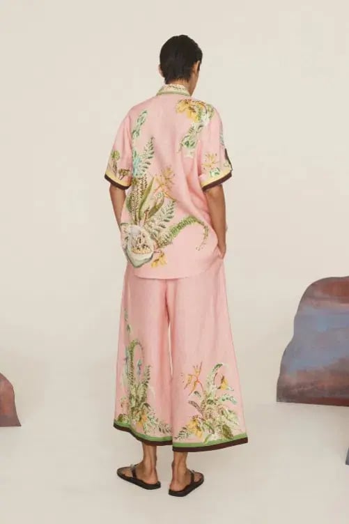 Alemais Papaya Shirt and Pant Set Size 10 photo 3