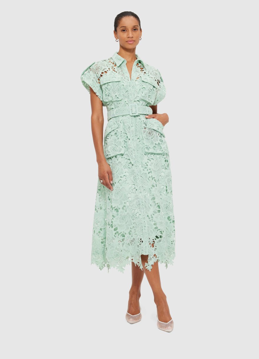 Leo Lin Audrey Lace Midi Dress photo 4