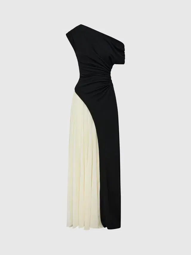 Sheike Celine Maxi Dress Black Contrast Size 10 photo 4