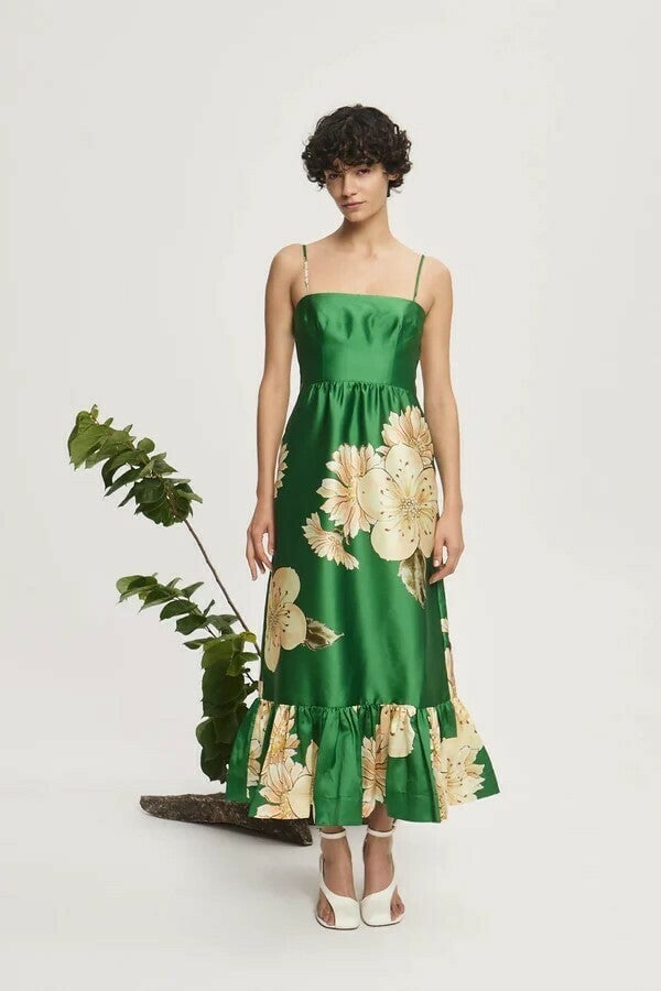 Alemais Sage Midi Dress photo 2