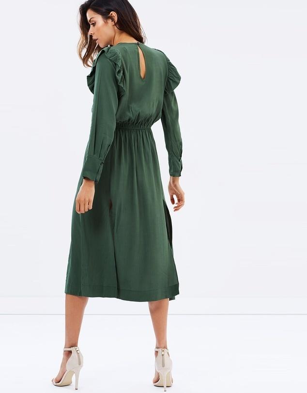 SWF Ellie Dress Green Size 8 photo 3