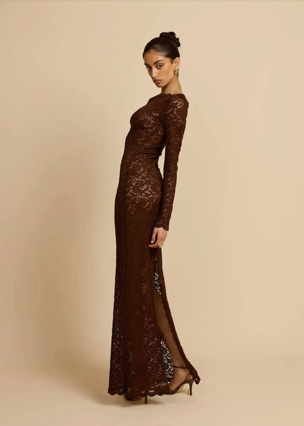 Arcina Ori Monet Maxi Dress Brown Size S / AU 8 photo 7