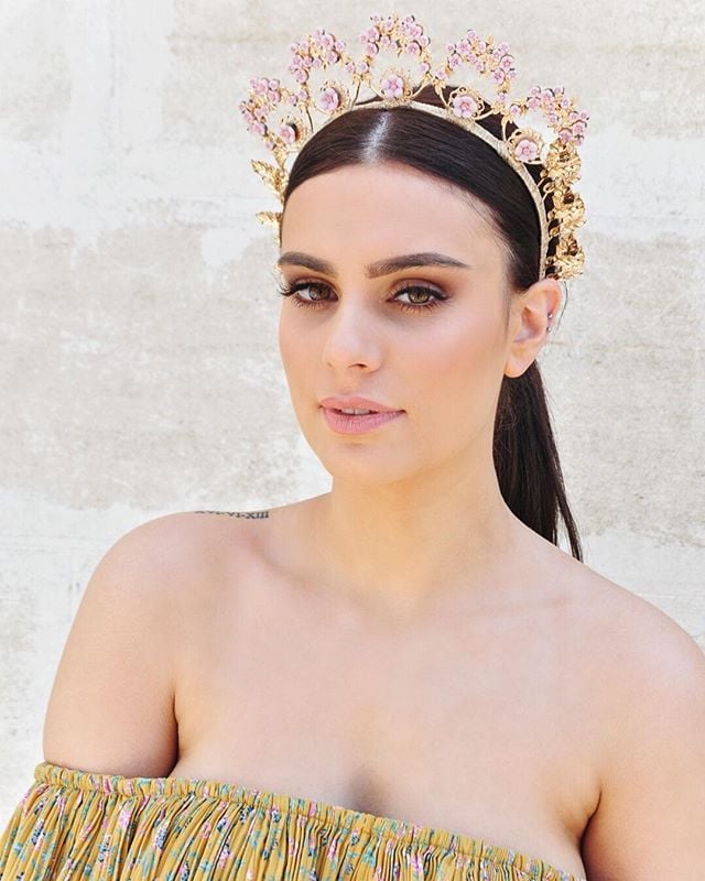 Ashlee Lauren Pink Poppy Crown photo 2