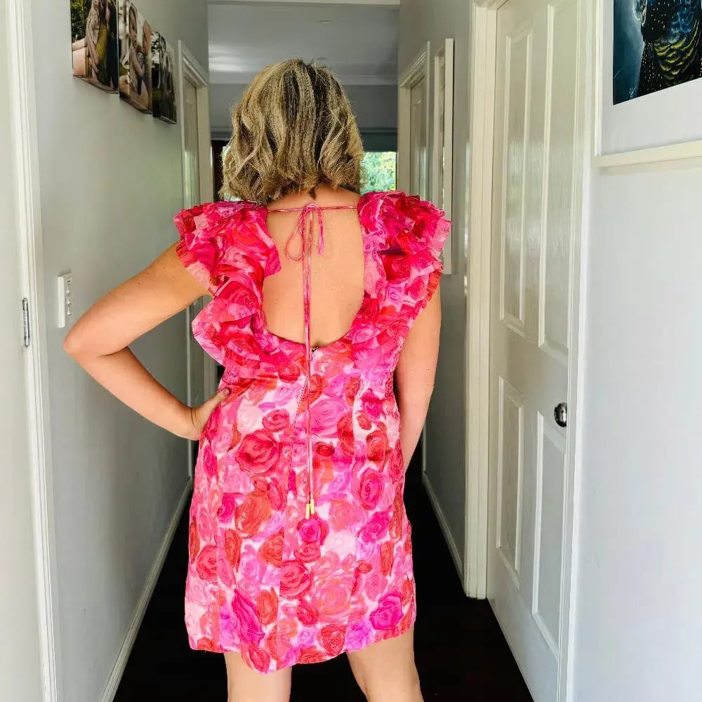 Aje Charmed Mini Dress Size 12 photo 2