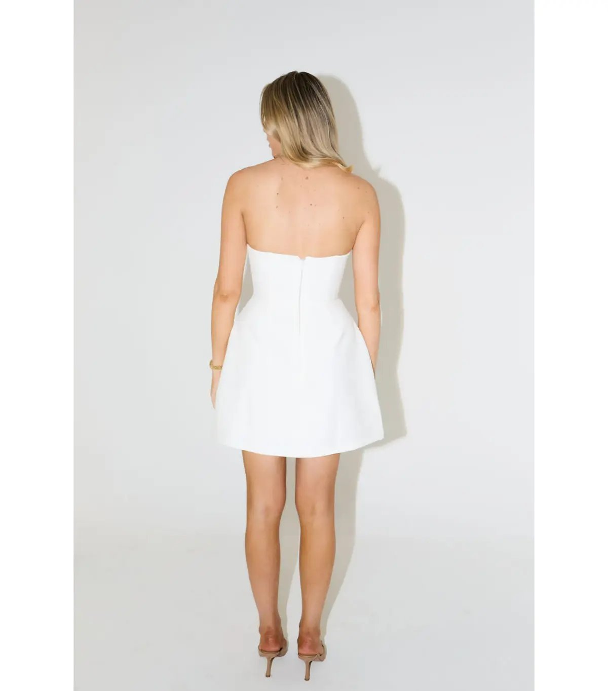Odd Muse The Ultimate Muse Strapless Dress in White Size AU 8 photo 3