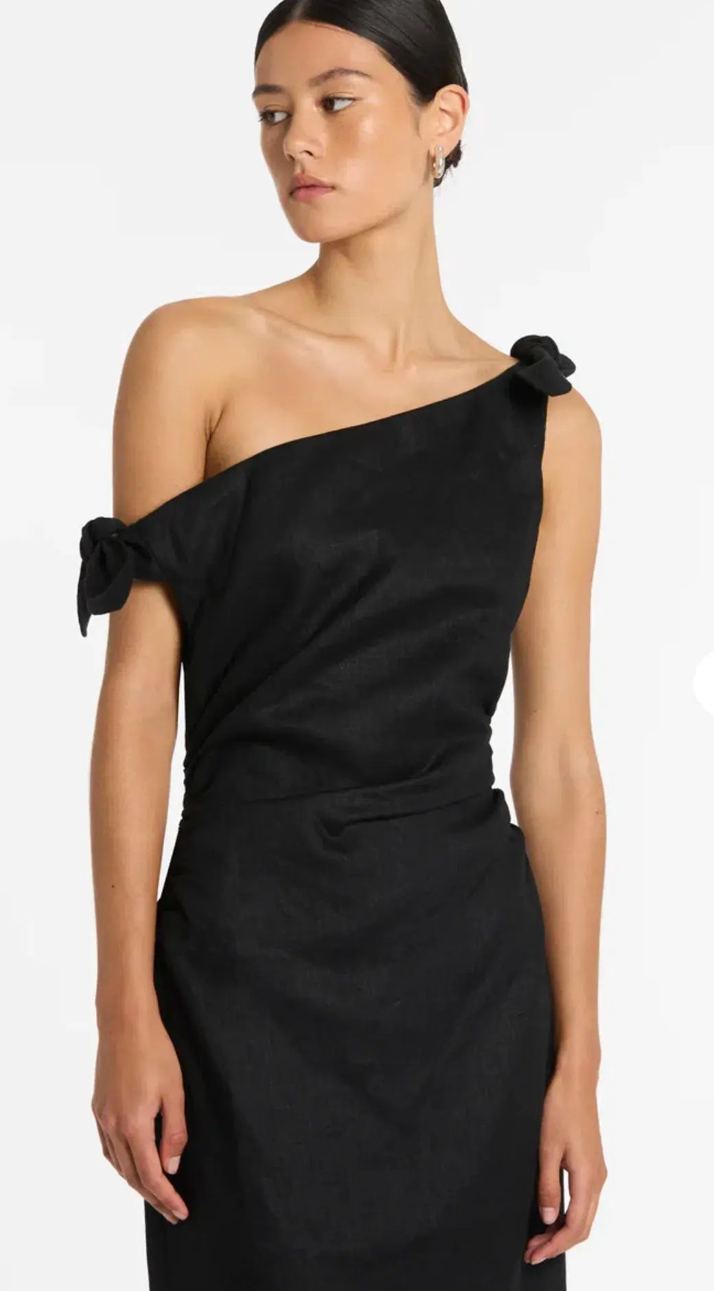 Sir The Label Bettina Off Shoulder Dress In Black Size 3 / AU 12 photo 2