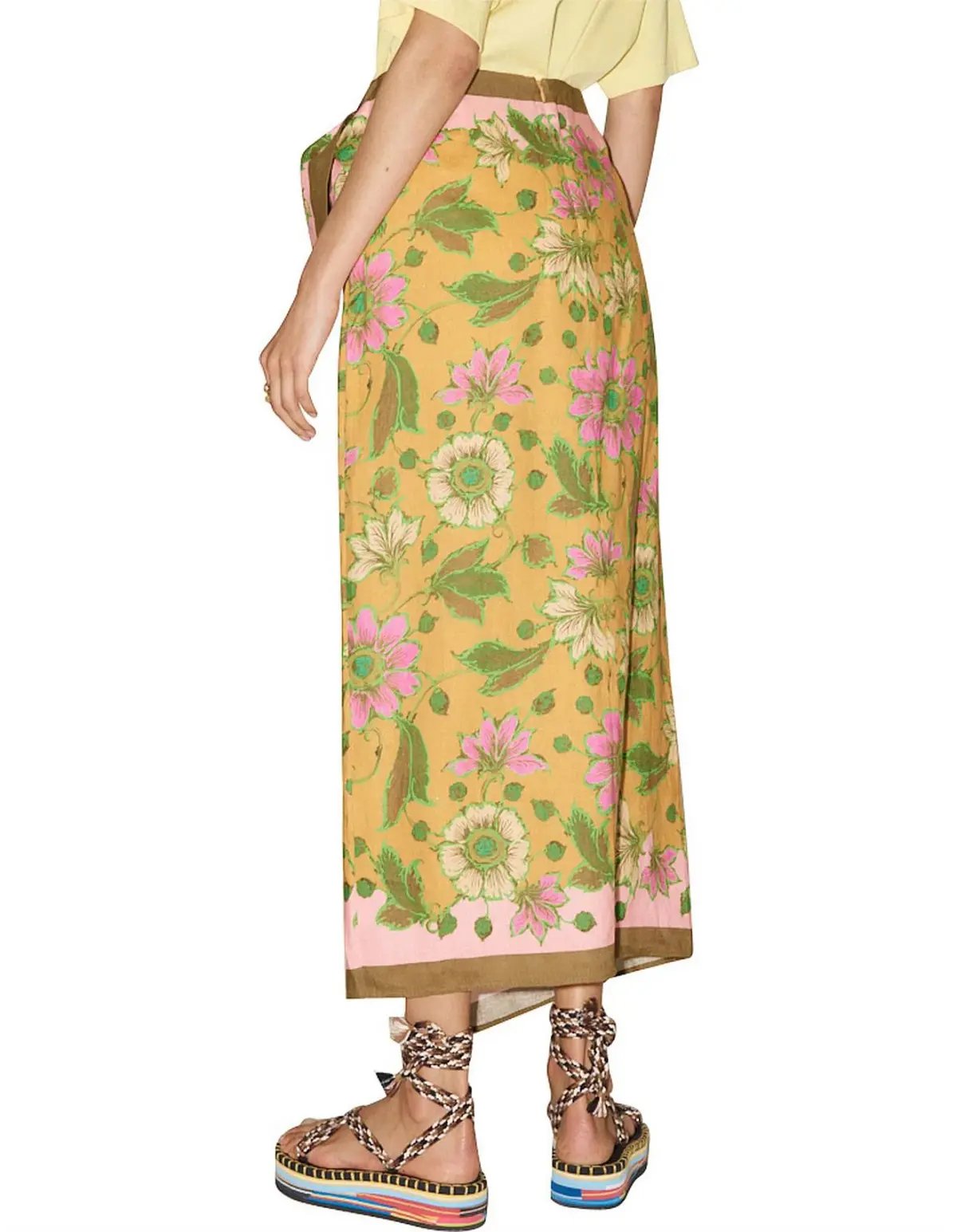 Alemais Winnie Wrap Sarong Skirt Floral Size S / Au 8 photo 3