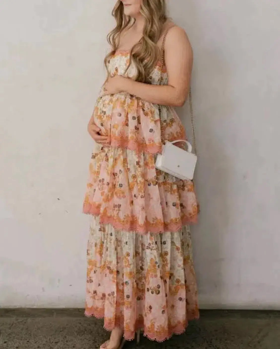 Zimmermann Laurel Frill Midi Dress AU Size 8 photo 4