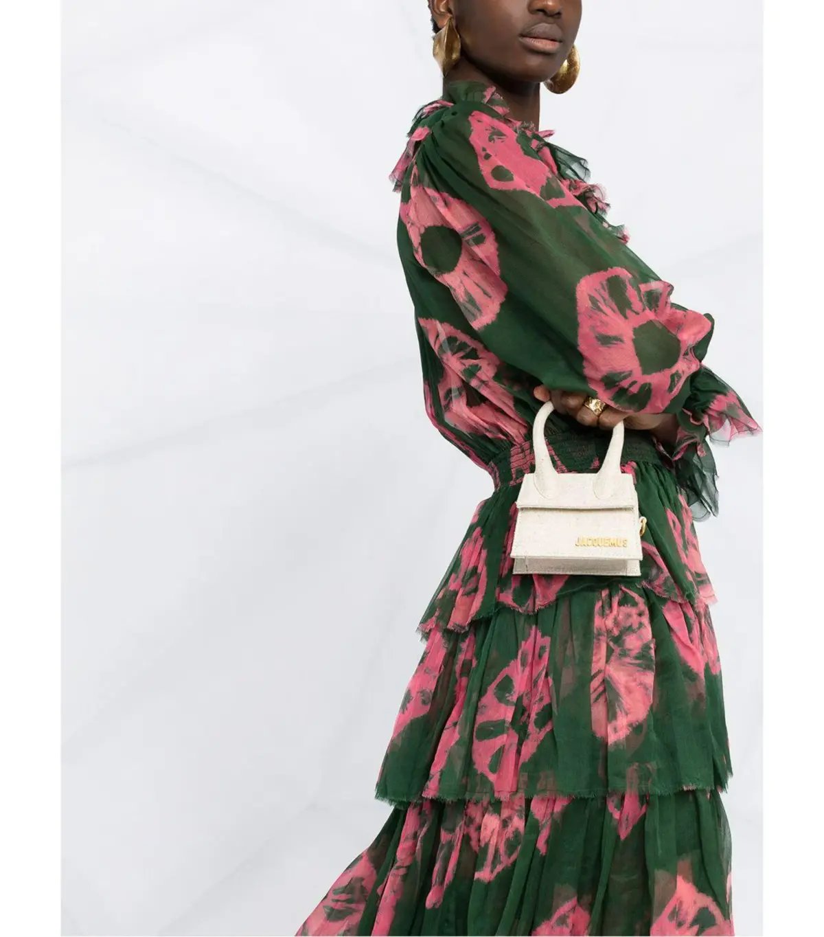 Zimmermann Poppy Tiered Frill Dress Multi Size AU 12 photo 2