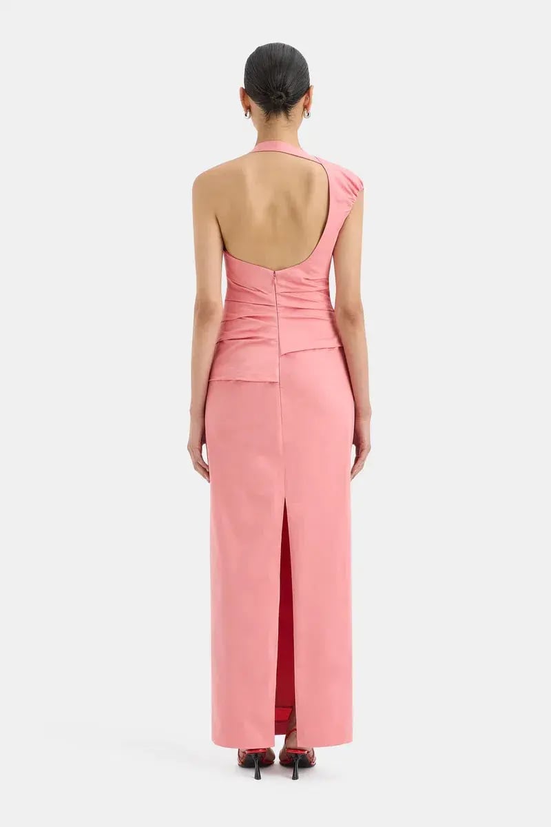 Sir the Label Giacomo Gathered Gown Pink Size 6 photo 4
