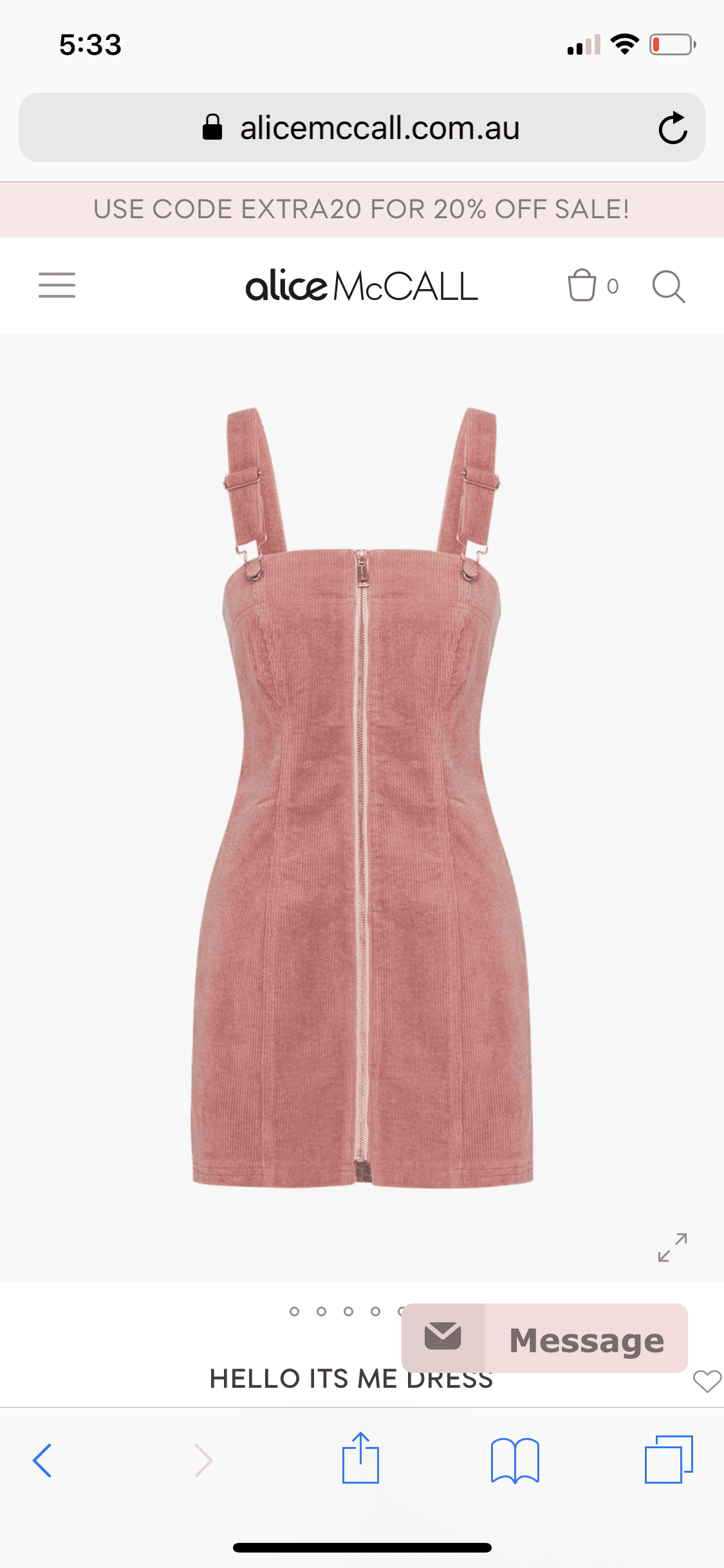 Alice McCall Hello Its Me Dress Blossom Size 6 photo 4