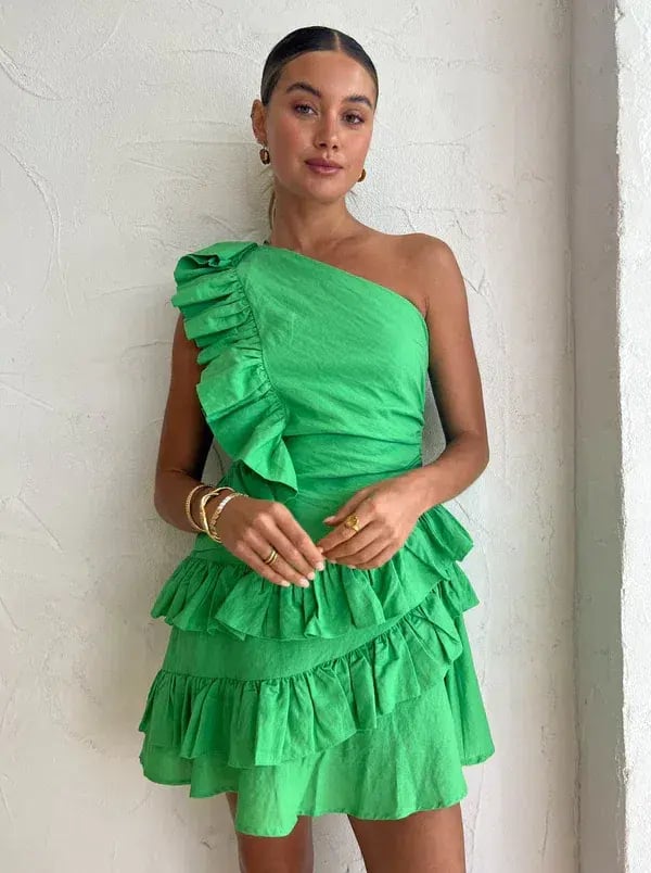 By Nicola Adrift Dress Green Size AU 8 photo 3