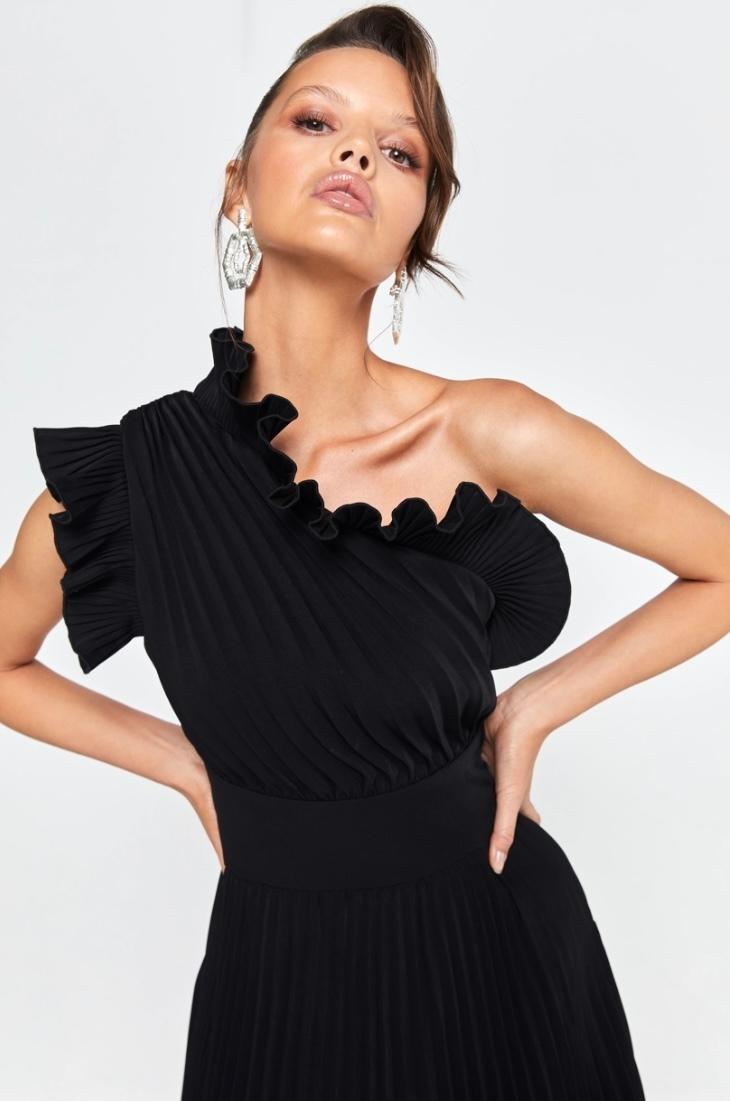 Mossman The Lady Like Dress Black Size 12 photo 3