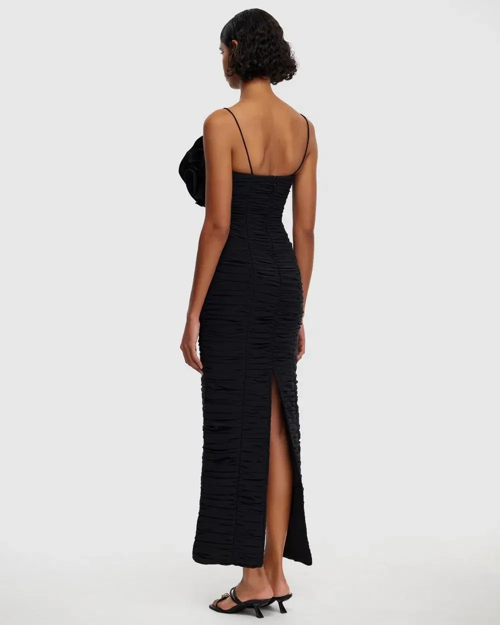 Acler Walsworth Midi Dress Black Size 8 photo 3