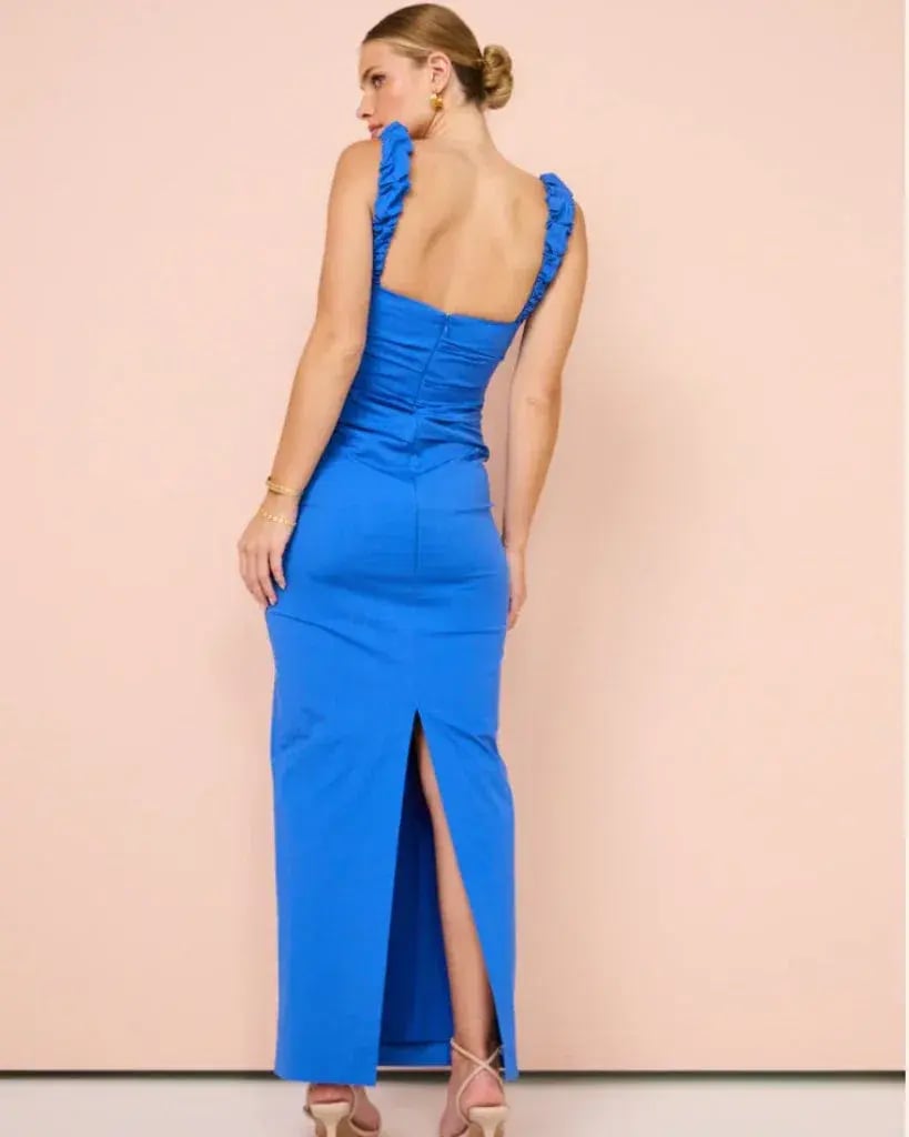 Sir the Label Azul Balconette Gown Blue Size 2 /Au 10 photo 3
