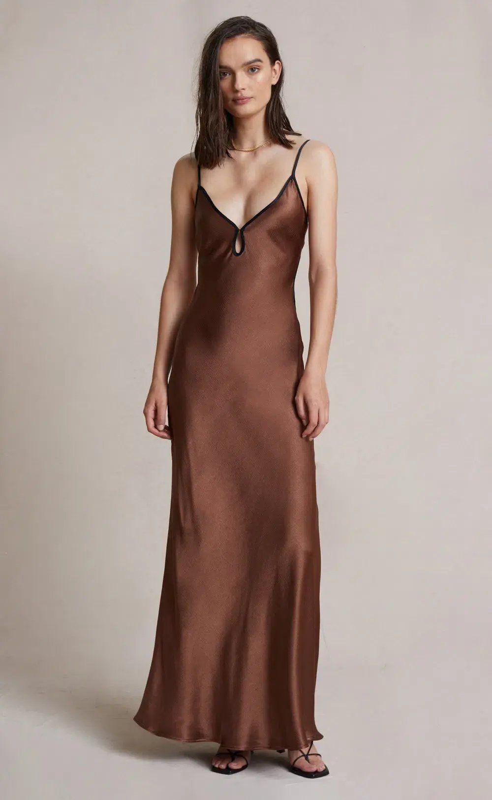Bec & Bridge Cedar City Maxi Dress Brown Size 8 photo 4