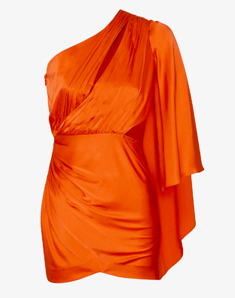 Retrofete Mae Mini Dress Orange Size 8 photo 5