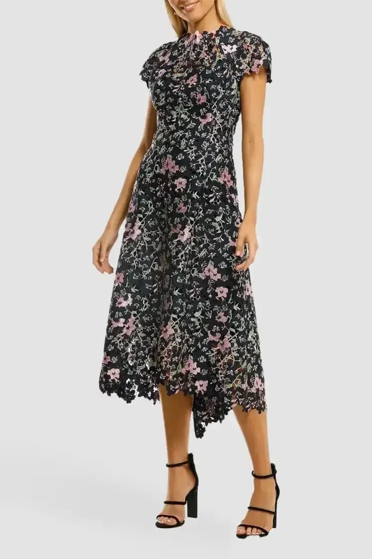 Moss and Spy Birdy Dress in Floral Size 8 photo 2