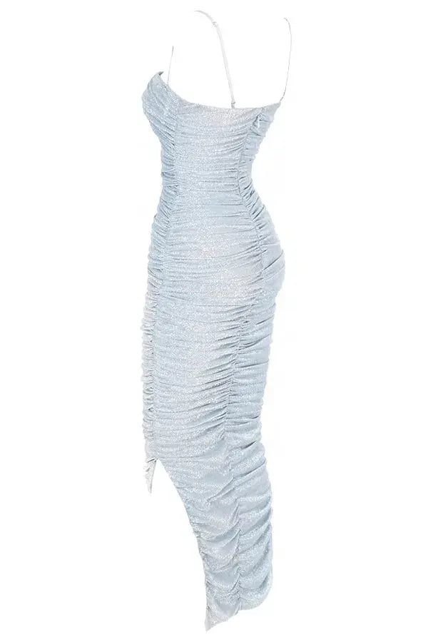 House of CB Fornarina Maxi Dress Blue Size 10 photo 4