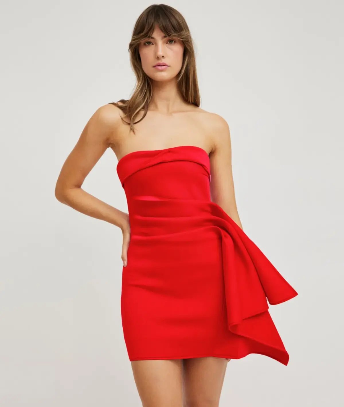 Tojha Nevie Mini Dress Red Size 6 photo 5