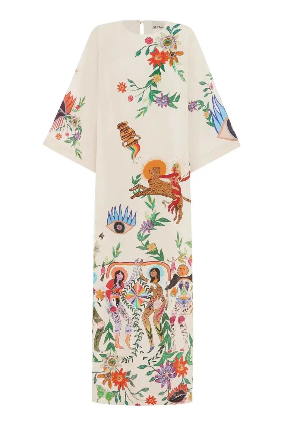 Alemais Meagan Midi Dress Multi Size 12 photo 5
