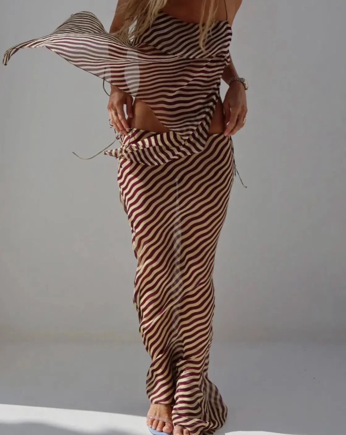 Rat & Boa Assisi Skirt Print Size 8 photo 2