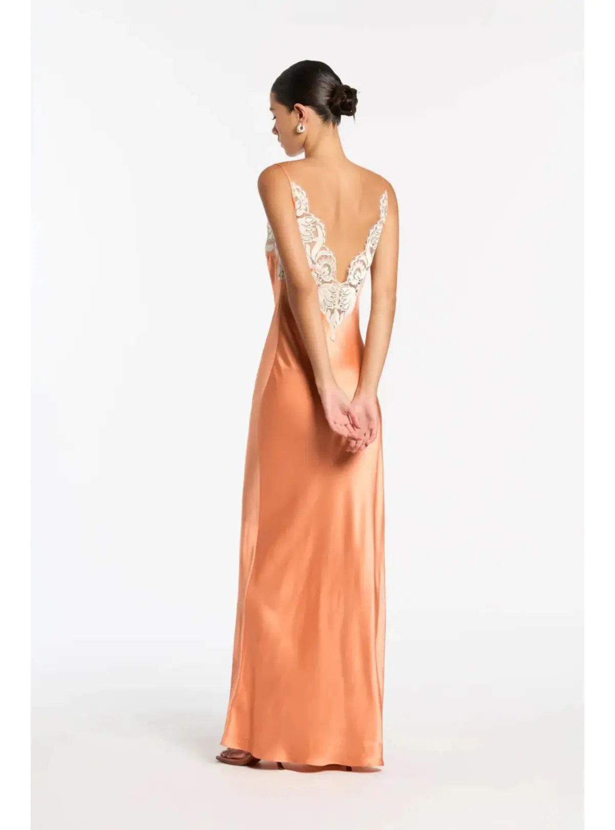 Sir the Label Danseurs Lace Slip Dress Peach Size 3 / AU 12 photo 3